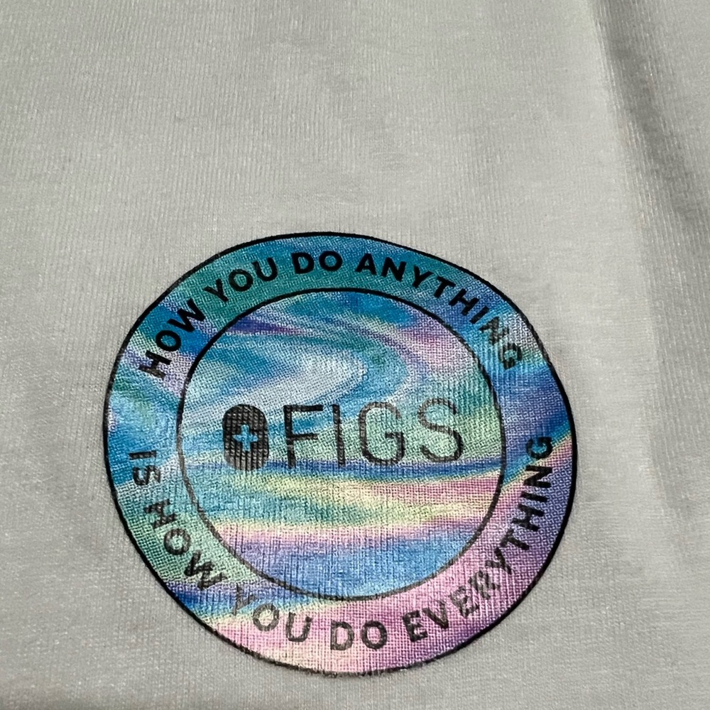 COPY - Figs Stickers underscrub tee
